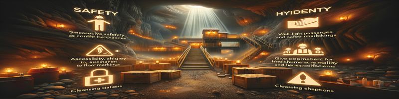 Sicherheit, Barrierefreiheit und Hygiene